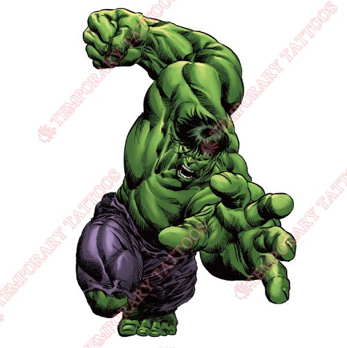 Hulk Customize Temporary Tattoos Stickers NO.180
